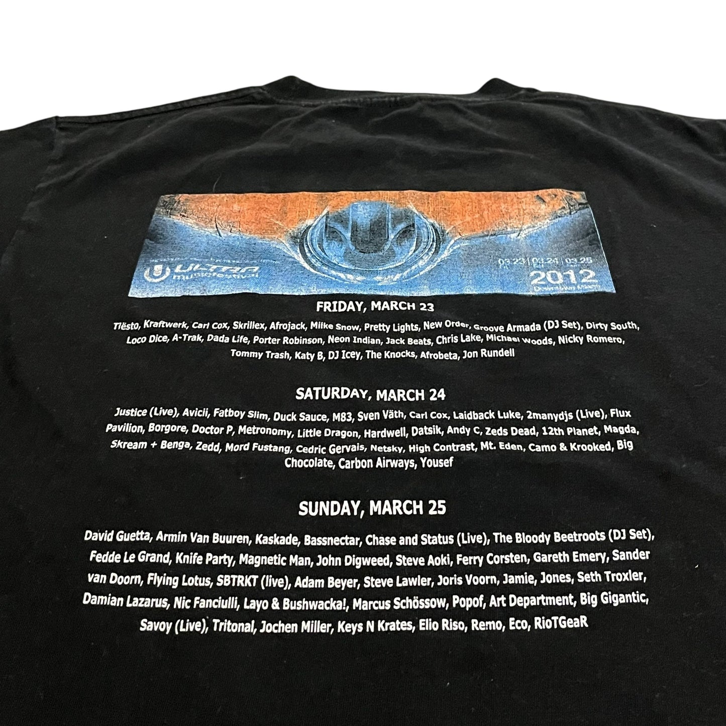 VINTAGE-ish 2012 Ultra Music Festival T Shirt (Medium)