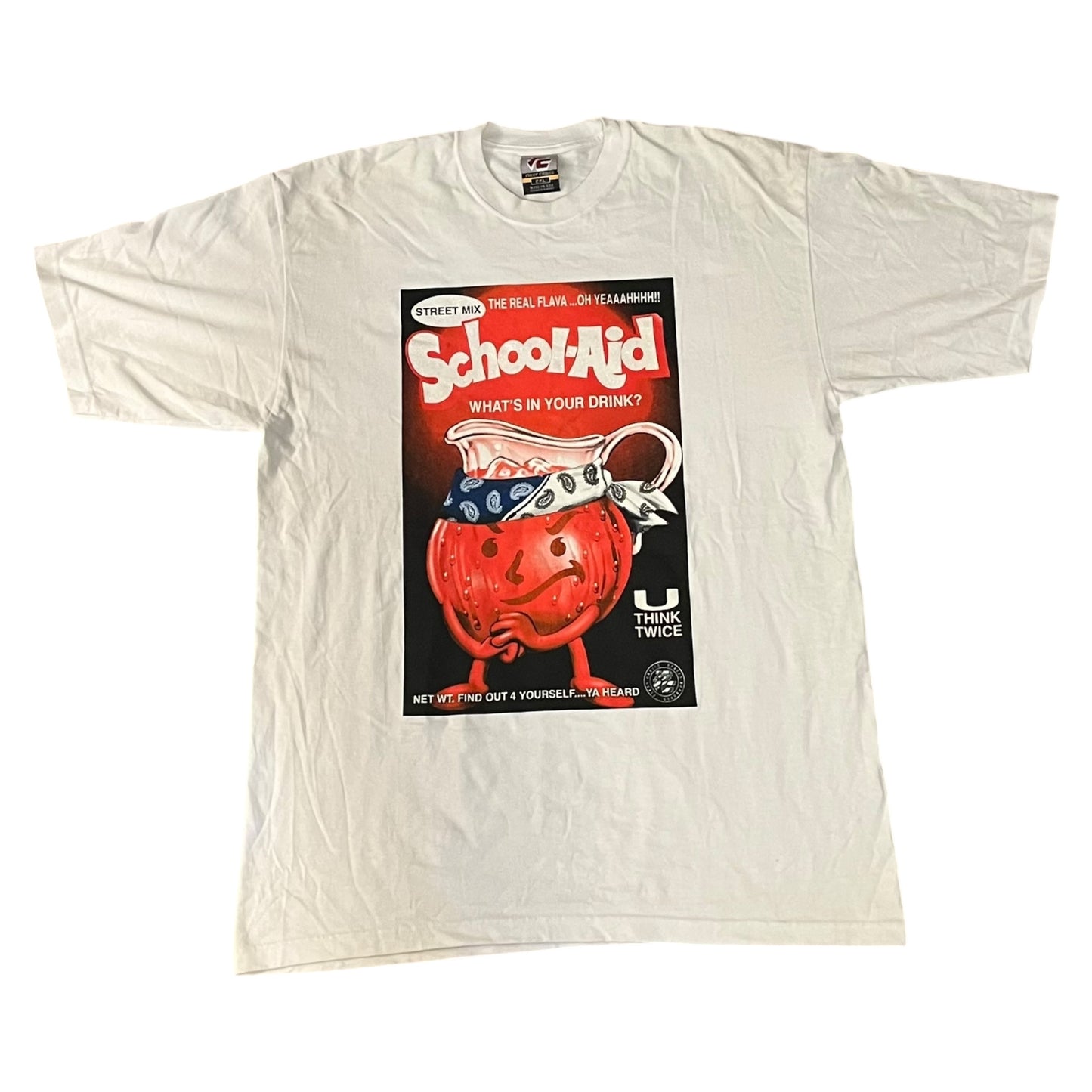 VINTAGE School-Aid Parody T Shirt (2XL)