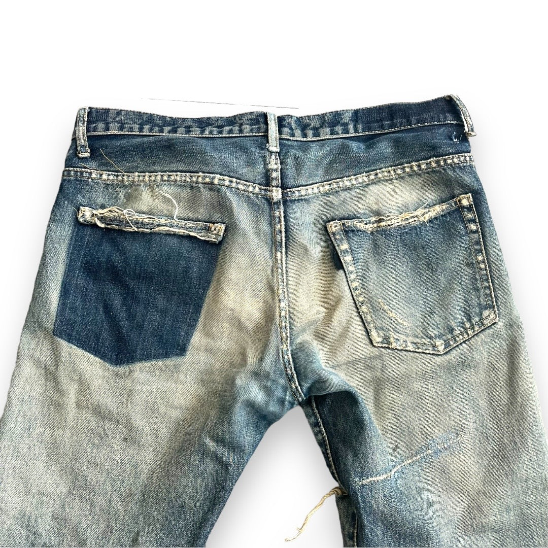 Undercover 68 Blue Yarn Denim Jeans 2010 ZoZoTown