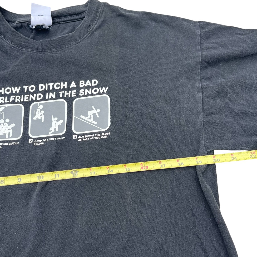 VINTAGE How to Ditch a Bad Girlfriend T Shirt (Large)