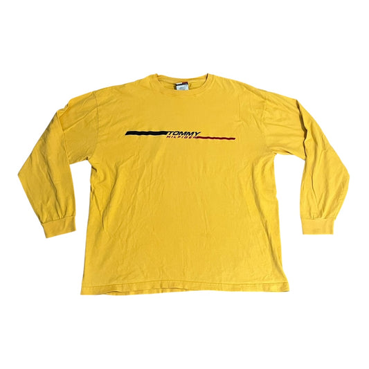 VINTAGE Tommy Hilfiger Long Sleeve T Shirt (XL)