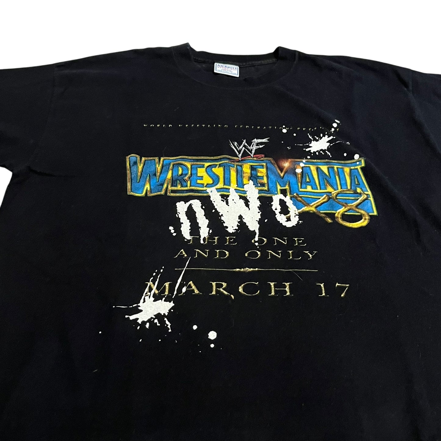 VINTAGE Wrestlemania X8 NWO T Shirt (XL)