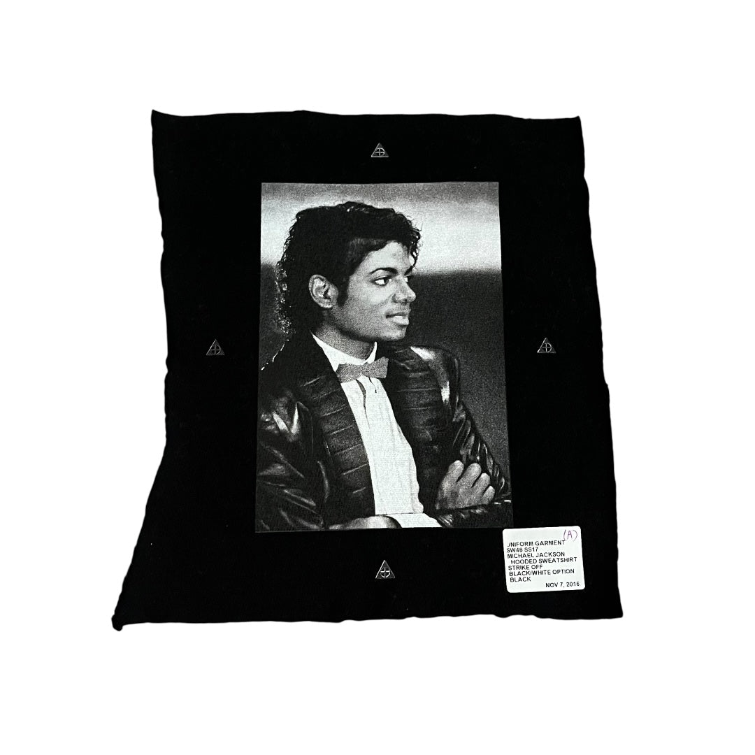 Supreme x Michael Jackson Test Print Fabric Swatch (Black #1)