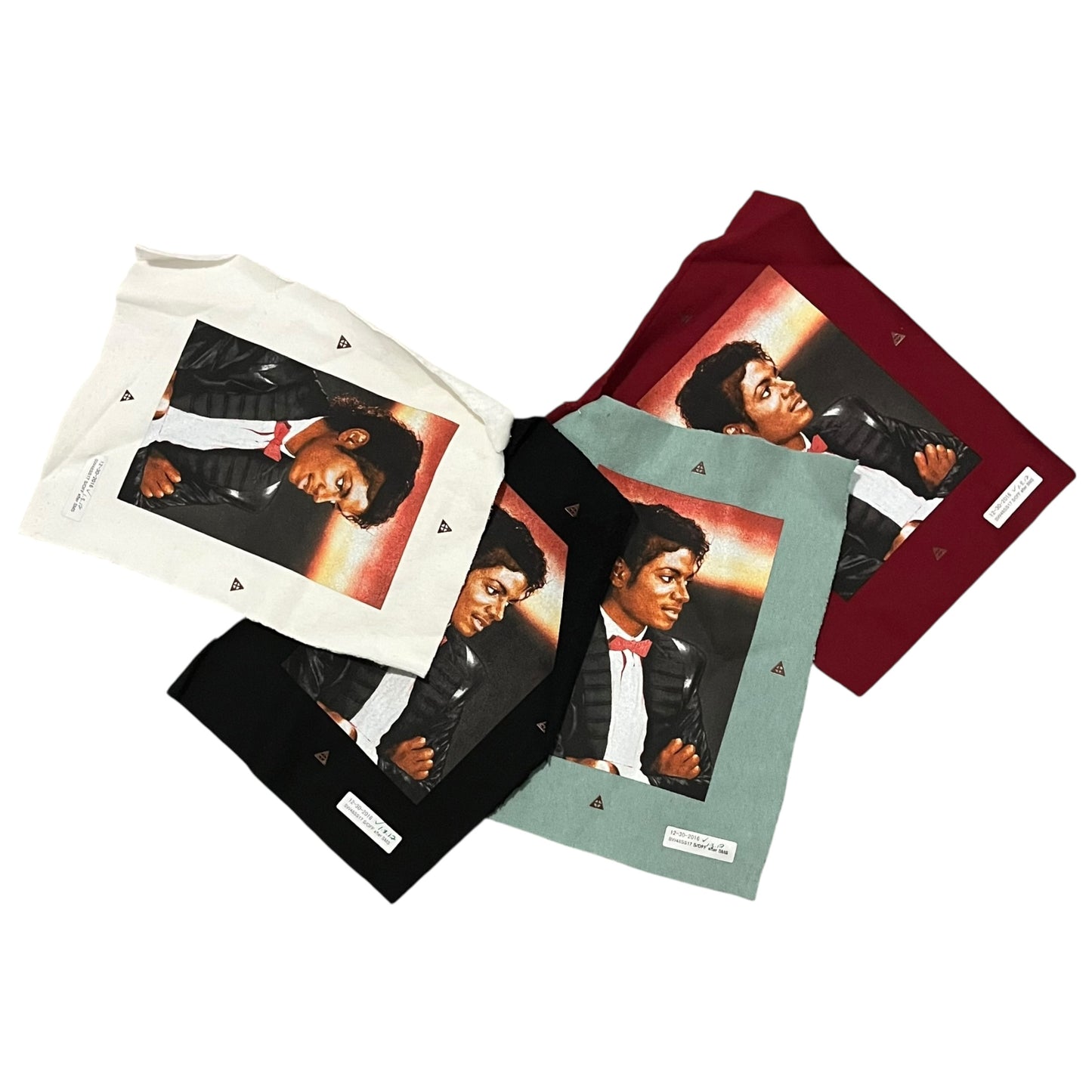 Supreme x Michael Jackson Test Print Fabric Swatch Set of 4