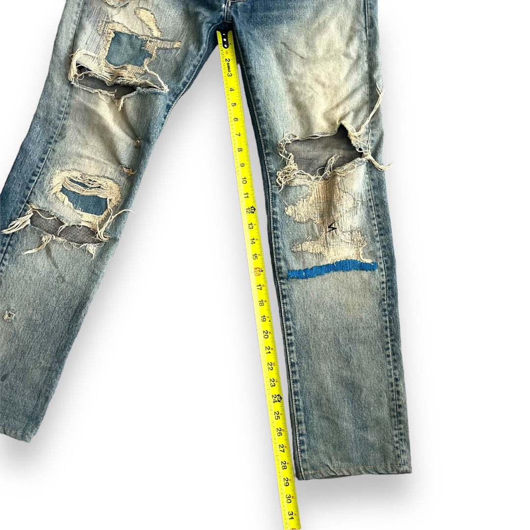 Undercover 68 Blue Yarn Denim Jeans 2010 ZoZoTown