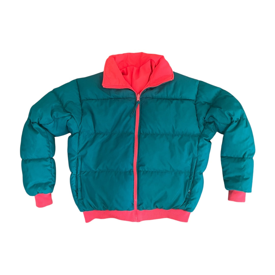 VINTAGE Columbia Radial Sleeve Reversible Puffer Down Jacket (Large)