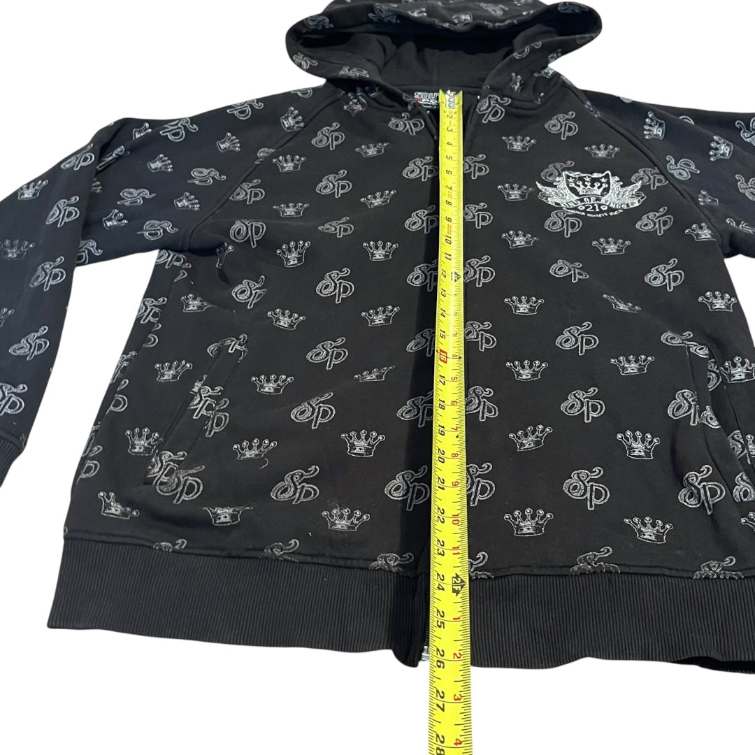 VINTAGE South Pole AOP Full Zip Hoodie (Large)