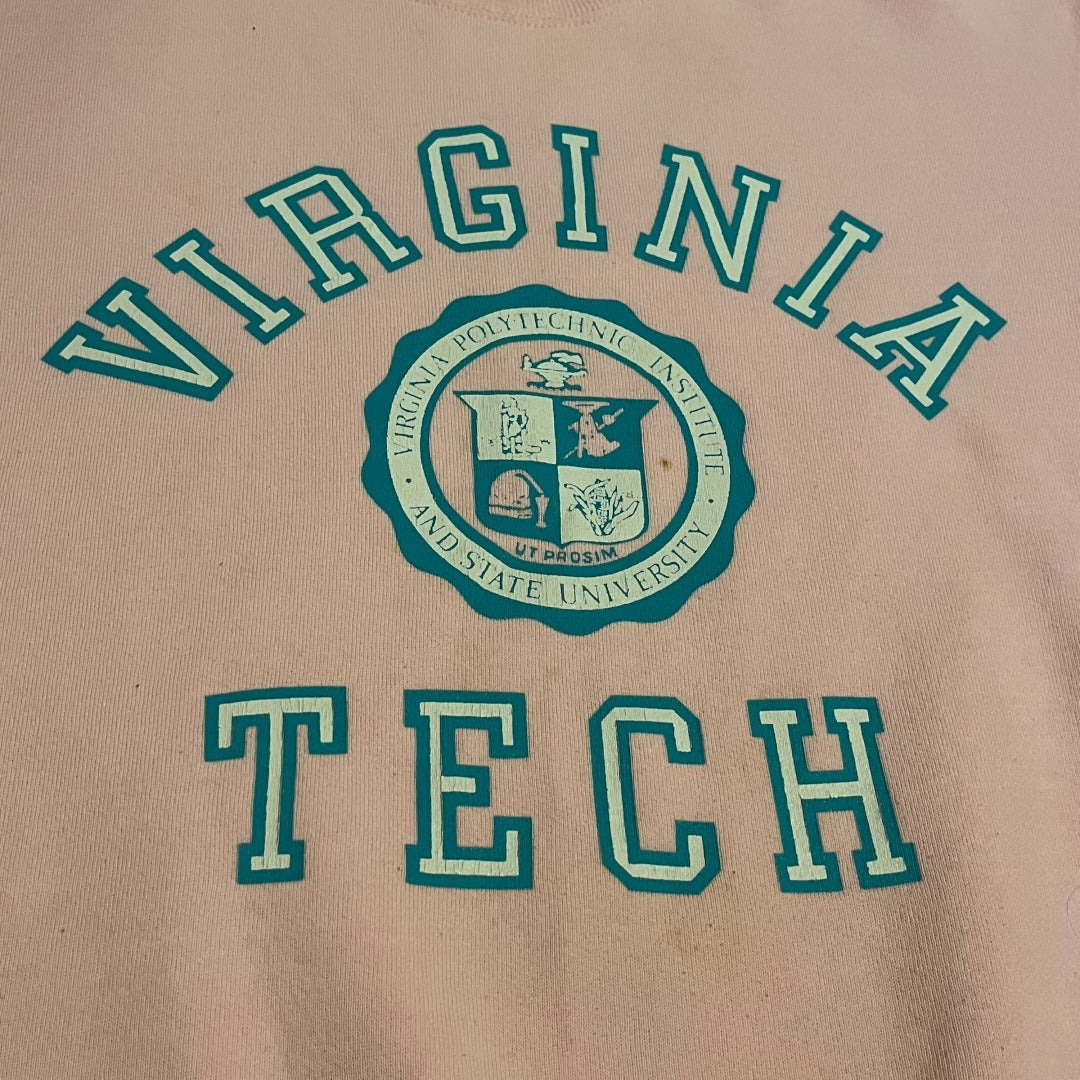 VINTAGE JanSport Virginia Tech Crewneck Sweatshirt (Medium)