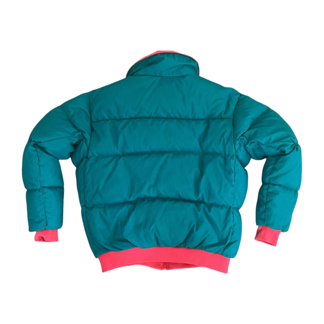 VINTAGE Columbia Radial Sleeve Reversible Puffer Down Jacket (Large)