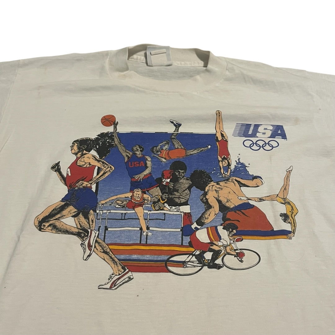 VINTAGE 1984 Levi's Team USA Olympics Longsleeve T Shirt (Large)