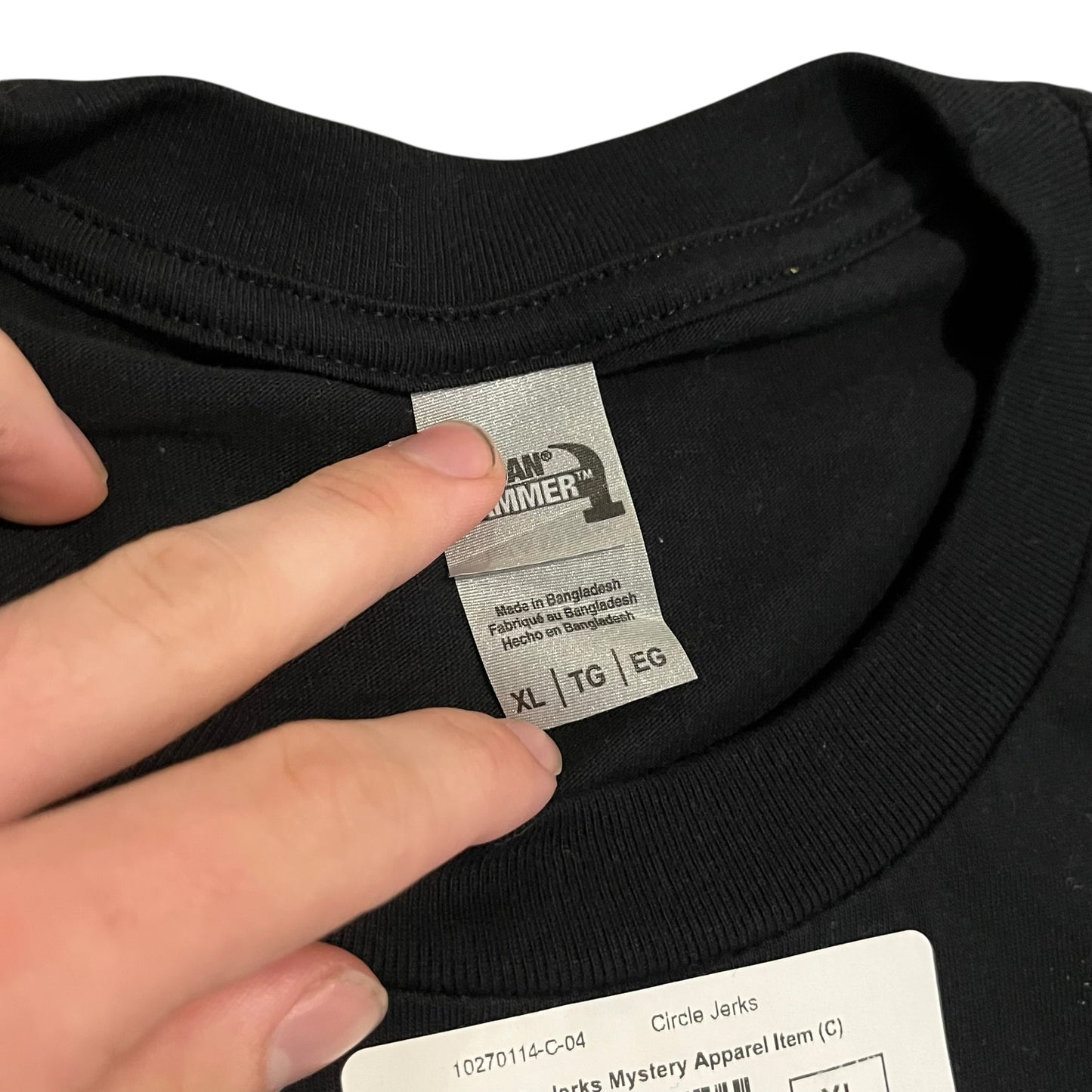 Circle Jerks 30th Anniversary Group Sex Concert Tour T Shirt - Black (XL)