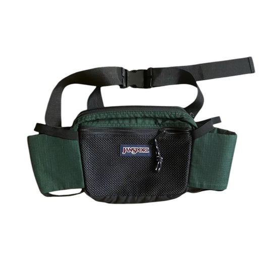 VINTAGE JanSport Mesh Multi Pocket Hiking Waist Pack