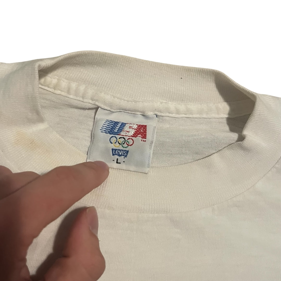 VINTAGE 1984 Levi's Team USA Olympics Longsleeve T Shirt (Large)