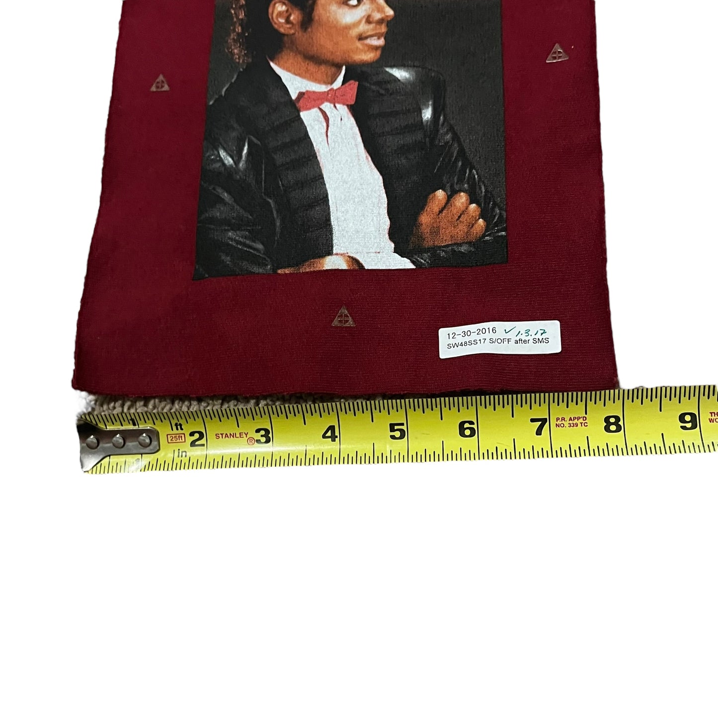 Supreme x Michael Jackson Test Print Fabric Swatch Set of 4