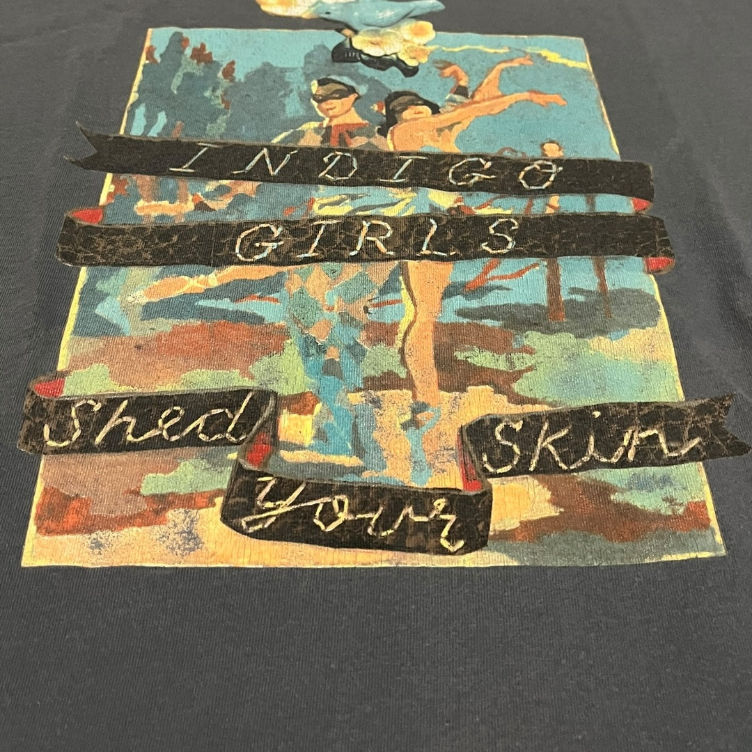 VINTAGE Indigo Girls Shed Your Skin T Shirt (XL)