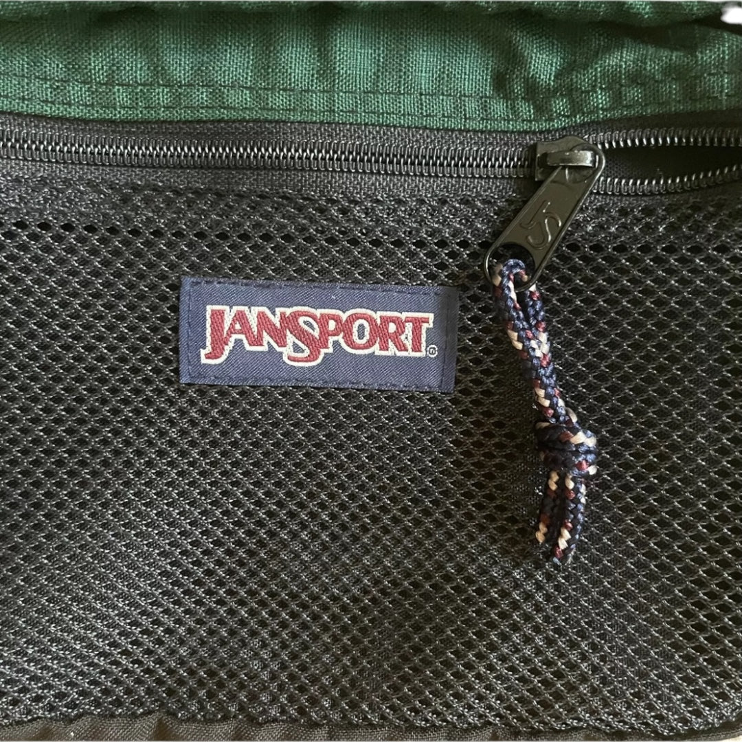 VINTAGE JanSport Mesh Multi Pocket Hiking Waist Pack