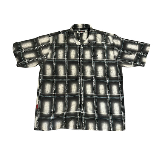 VINTAGE South Pole Shadow Plaid Button Up Shirt (XL)