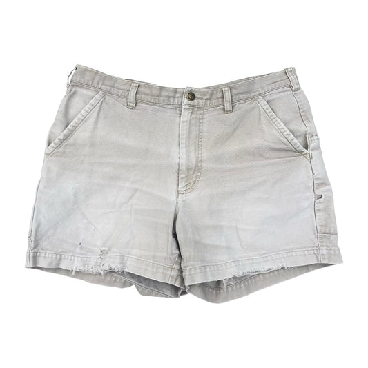 VINTAGE Patagonia Stand Up Canvas Cotton Shorts (size 34)