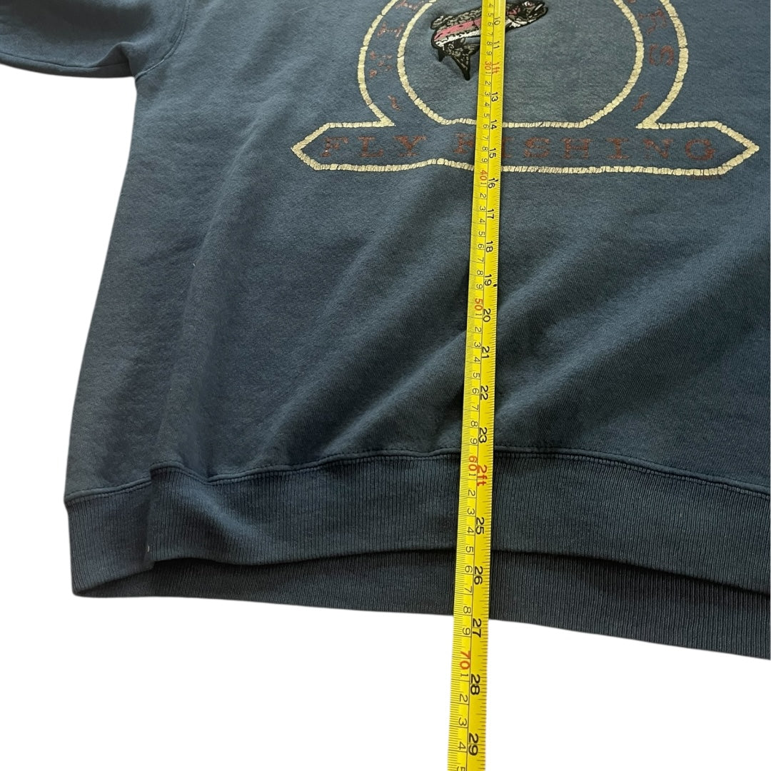 VINTAGE Wild Rivers Fly Fishing Crewneck Sweatshirt (Large)
