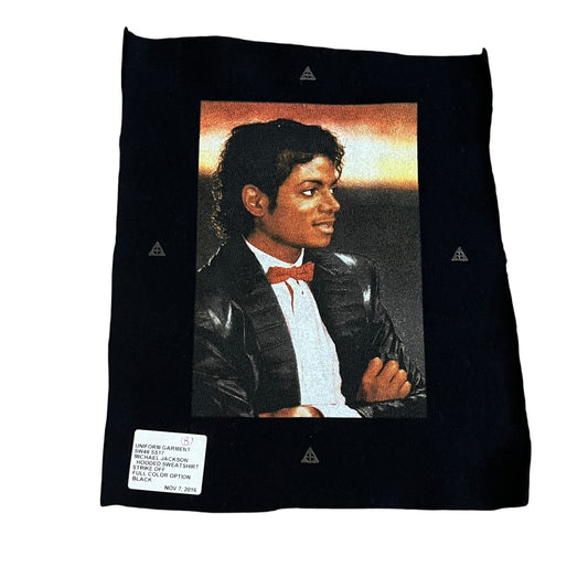 Supreme x Michael Jackson Test Print Fabric Swatch (Black #2)