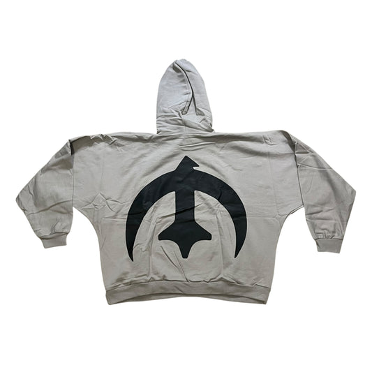 YZY x Gosha Rubchinskiy HD-01 Wing Logo Hoodie - Mocha (Size 1)