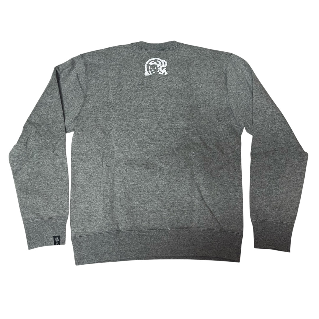 Billionaire Boys Club Reflective Logo Sweatshirt - Heather Grey (Medium)
