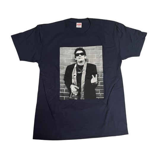 Supreme x Shane MacGowan Portrait T Shirt - Navy (Large)