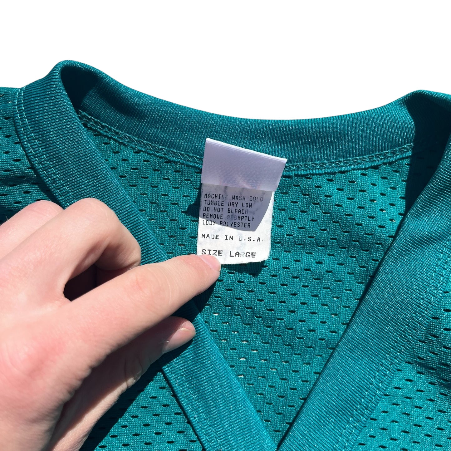 VINTAGE 7 Logo Miami Dolphins Dan Marino Mesh Jersey (Large)