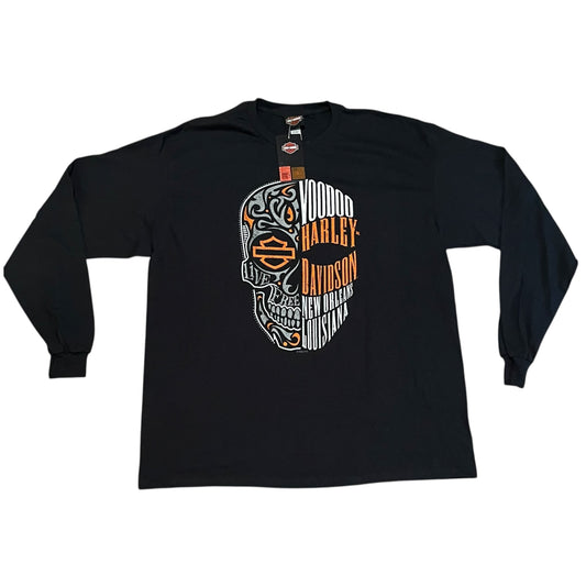 VINTAGE Harley Davidson New Orleans Long Sleeve T Shirt (XL)