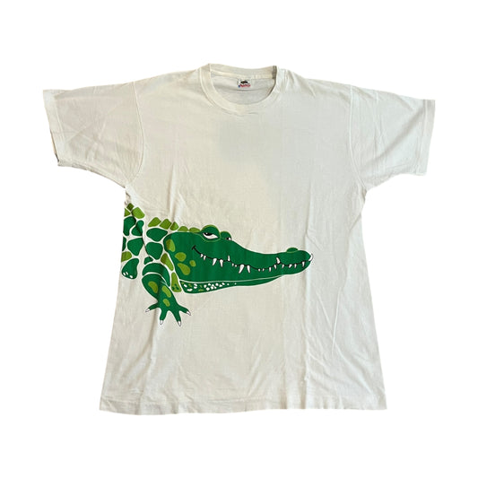 VINTAGE Alligator Wrap Around T Shirt (XL)