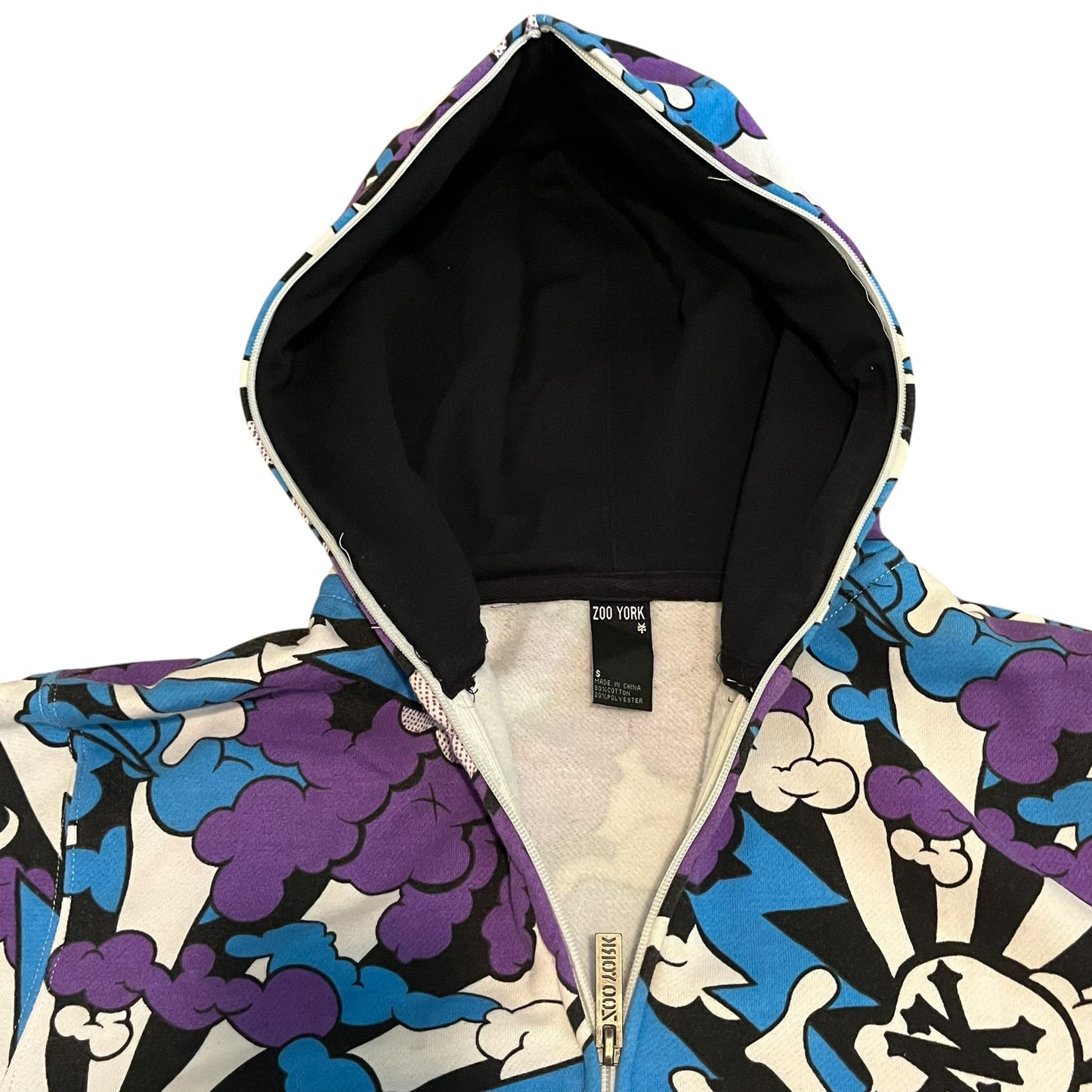 VINTAGE Zoo York x KAWS Full Zip Hoodie (Small)