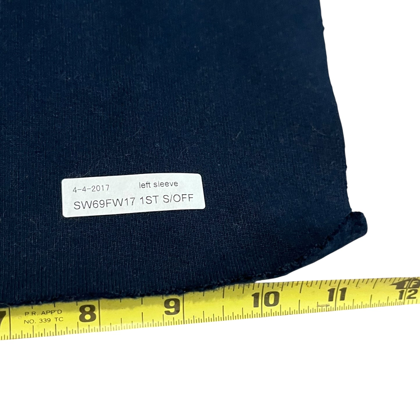 Supreme Menace Test Print Fabric Swatch (Navy / Left )