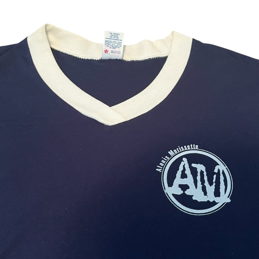VINTAGE Alanis Morissette 69 Ringer T-Shirt (XL)
