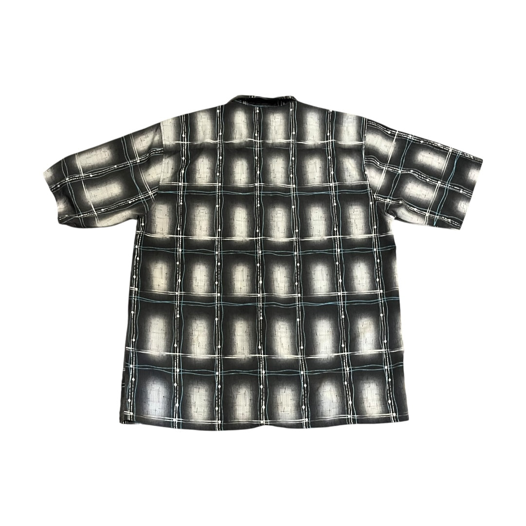 VINTAGE South Pole Shadow Plaid Button Up Shirt (XL)