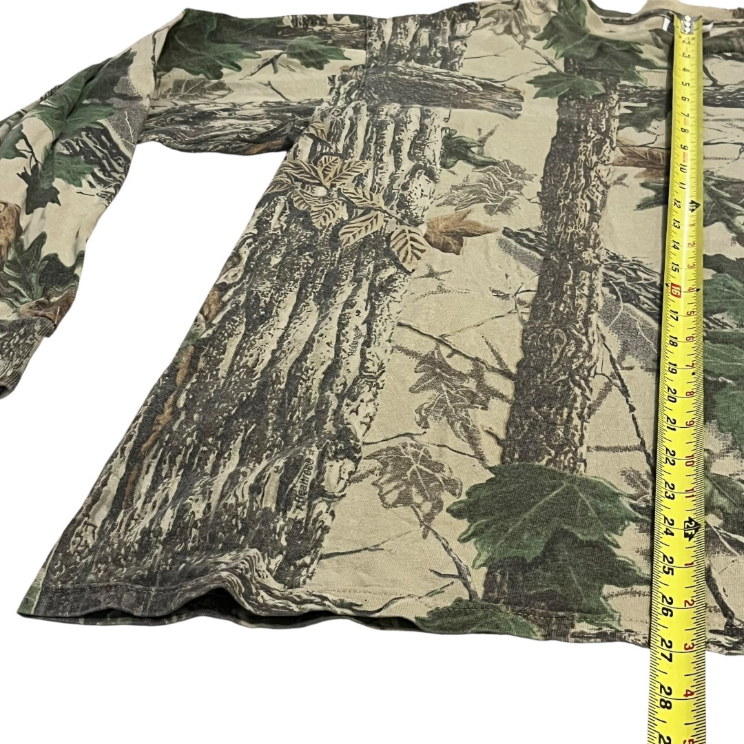 VINTAGE Wrangler Hunting Camo Long Sleeve T Shirt (XL)
