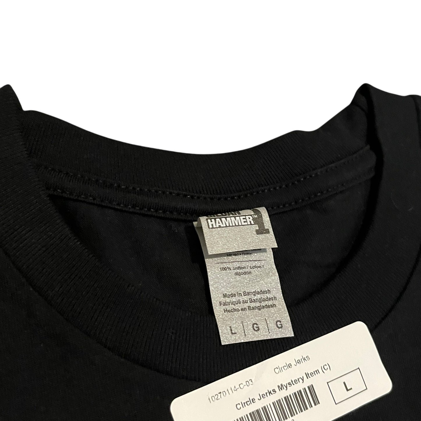 Circle Jerks x Decendents Concert Tour T Shirt - Black (Large)