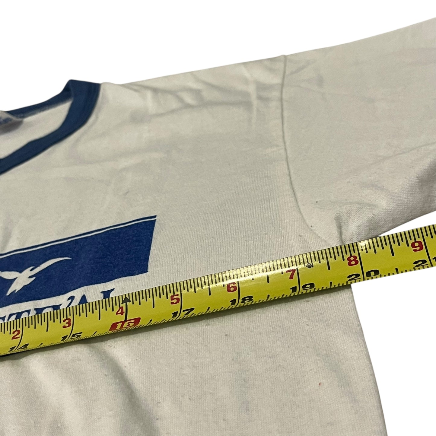 VINTAGE 1980s Belleair Spring Festival Ringer T Shirt (Large)