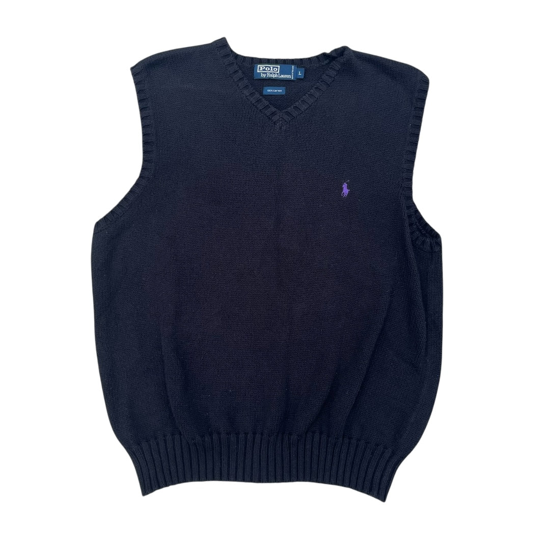 VINTAGE Polo Ralph Lauren Knit Golfer Vest (Large)