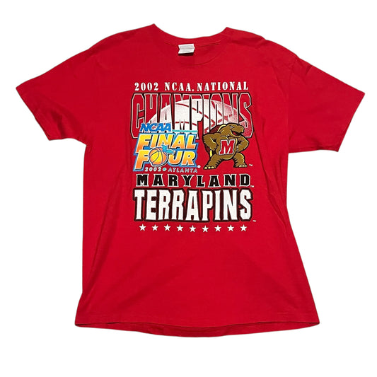 VINTAGE 2002 University of Maryland Final Four T Shirt (Large)