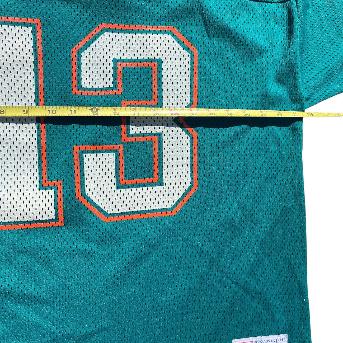VINTAGE 7 Logo Miami Dolphins Dan Marino Mesh Jersey (Large)