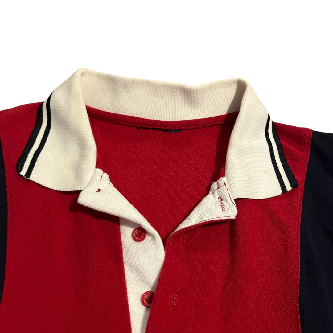 VINTAGE England Union Jack Flag Rugby Shirt (Large)