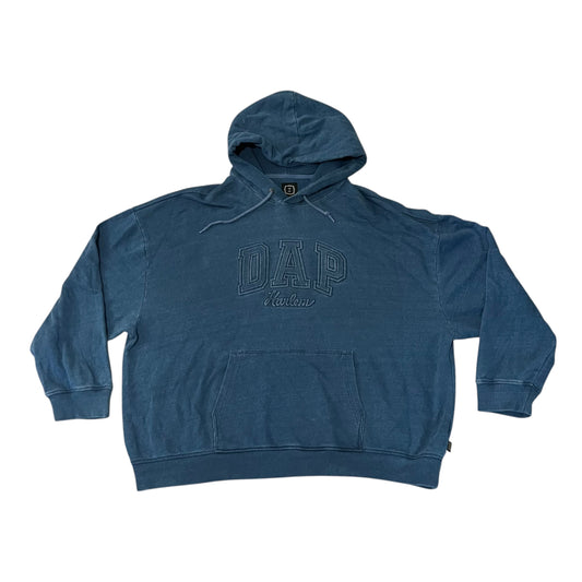 Gap x Dapper Dan Embossed Hoodie - Denim Blue (3XL)