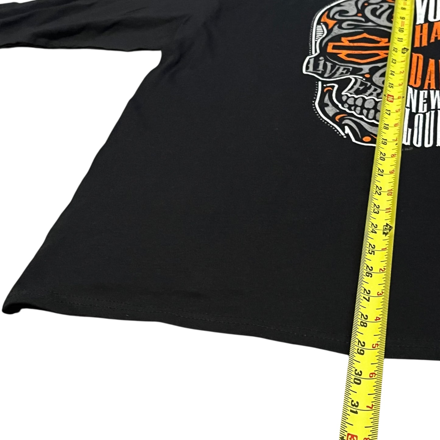 VINTAGE Harley Davidson New Orleans Long Sleeve T Shirt (XL)