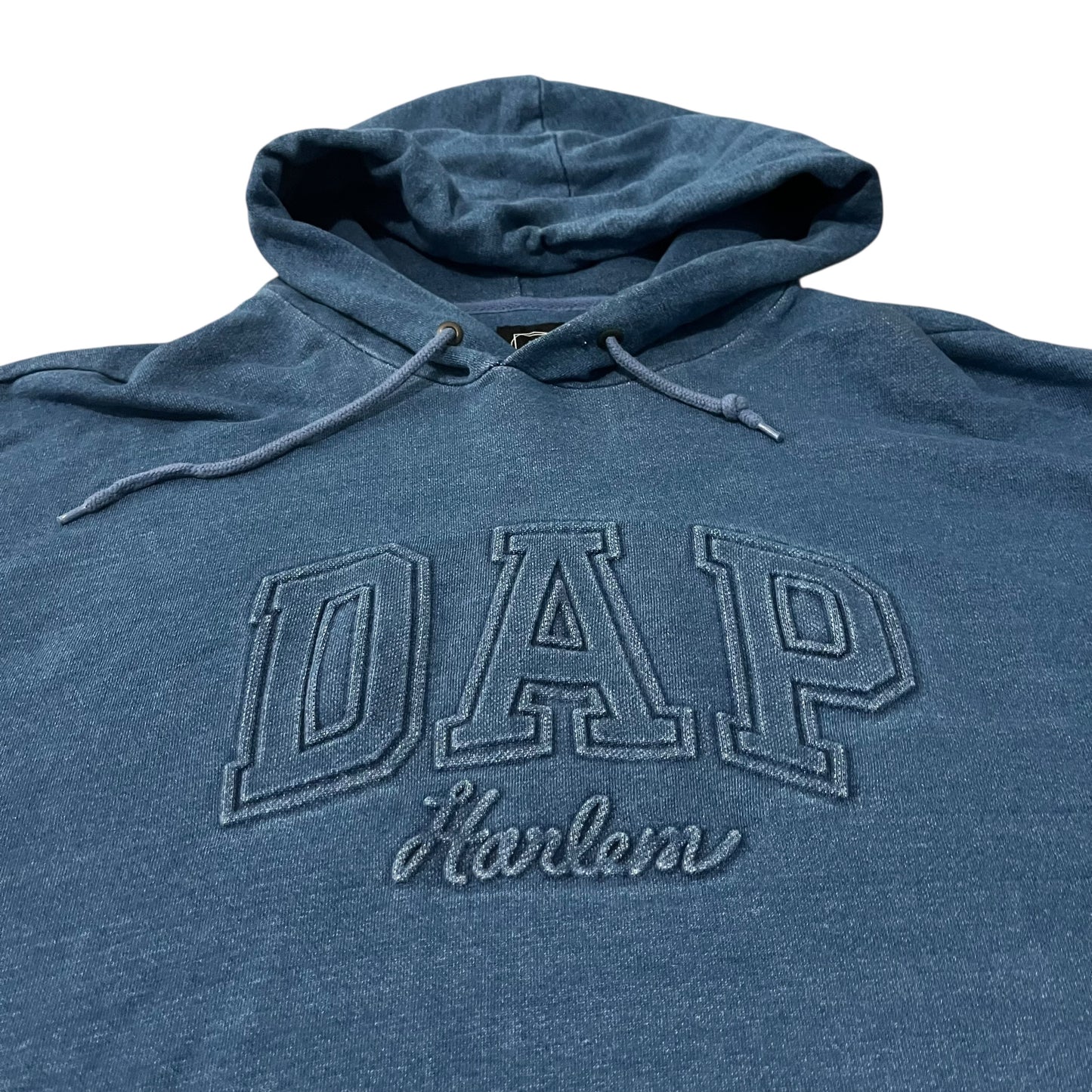 Gap x Dapper Dan Embossed Hoodie - Denim Blue (3XL)