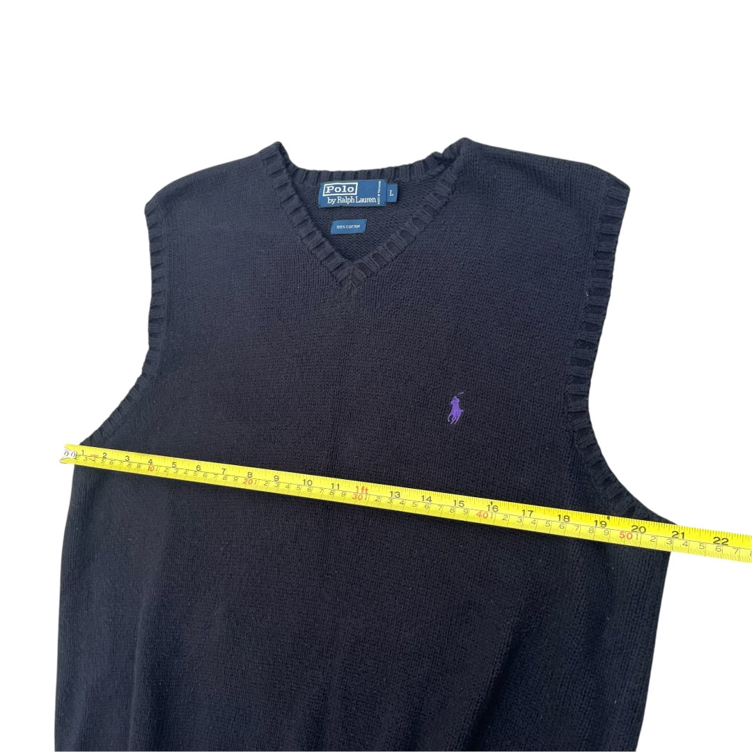 VINTAGE Polo Ralph Lauren Knit Golfer Vest (Large)