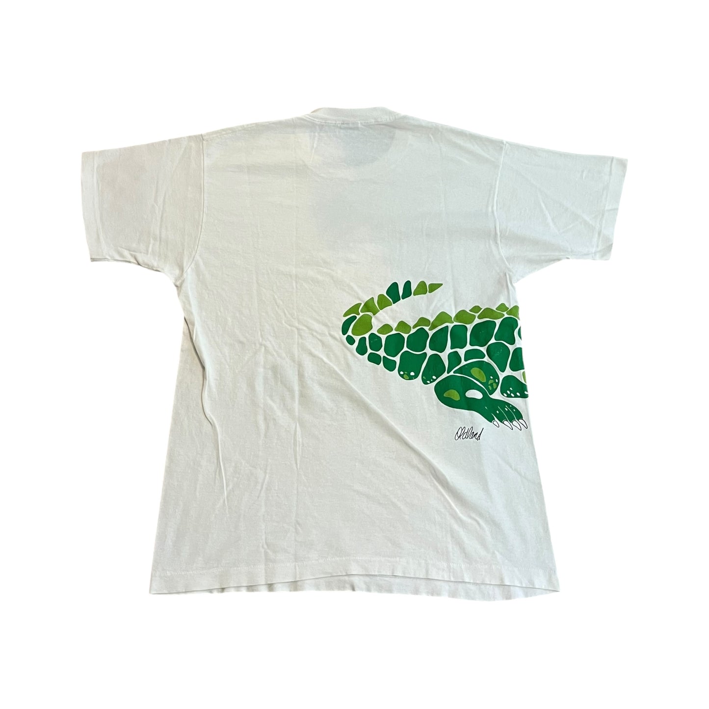 VINTAGE Alligator Wrap Around T Shirt (XL)