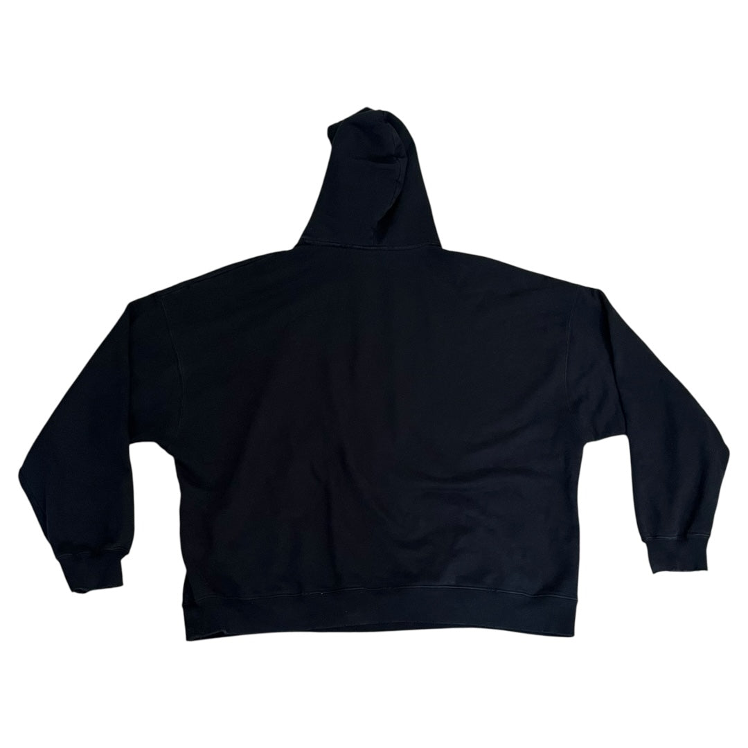 Balenciaga Distressed Oversized Script Logo Hoodie (Size 4)