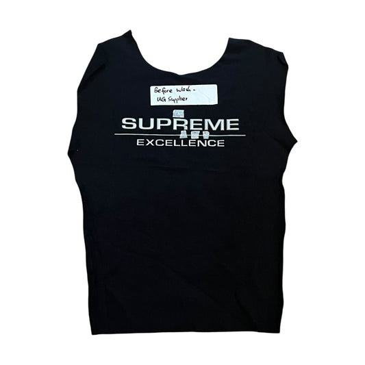 SAMPLE Supreme "Excellence" Sample Fabric Swatch - Black (FW17)