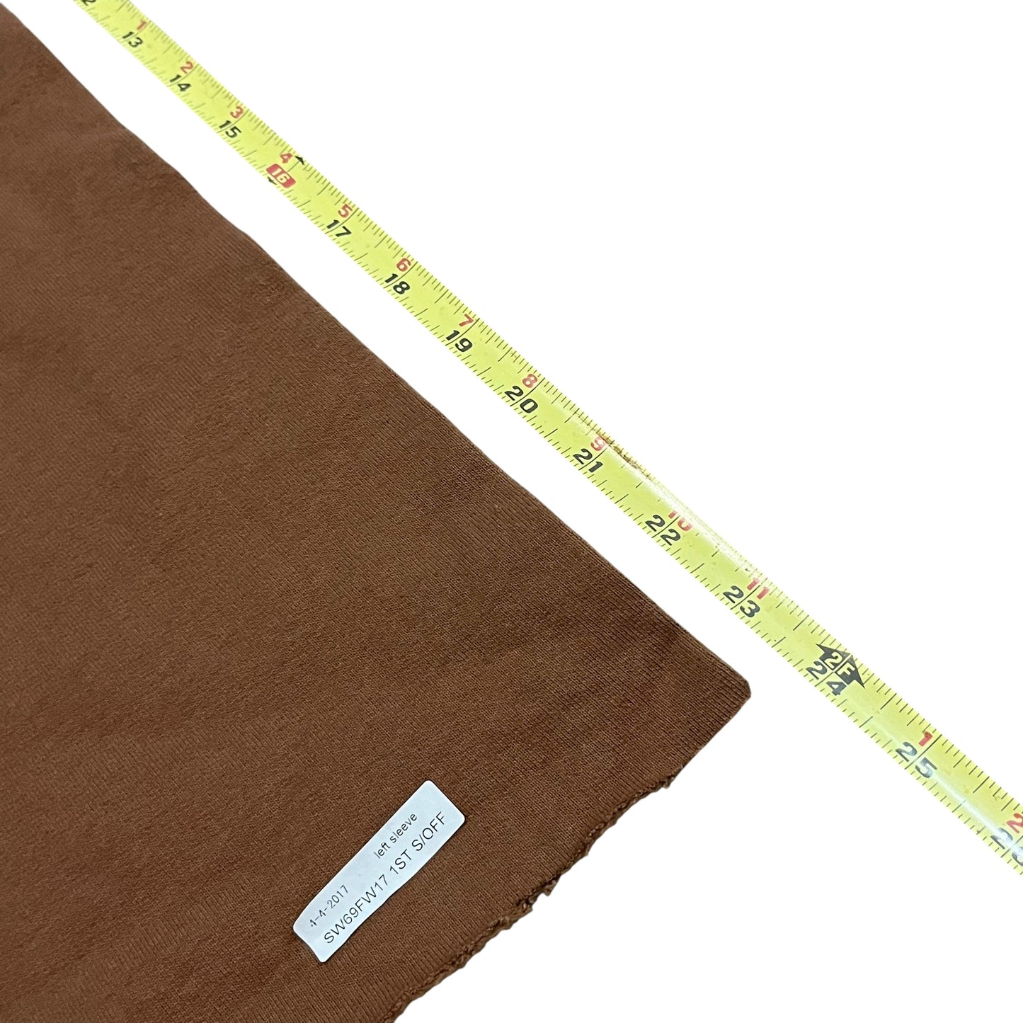 Supreme Menace Test Print Fabric Swatch (Brown)