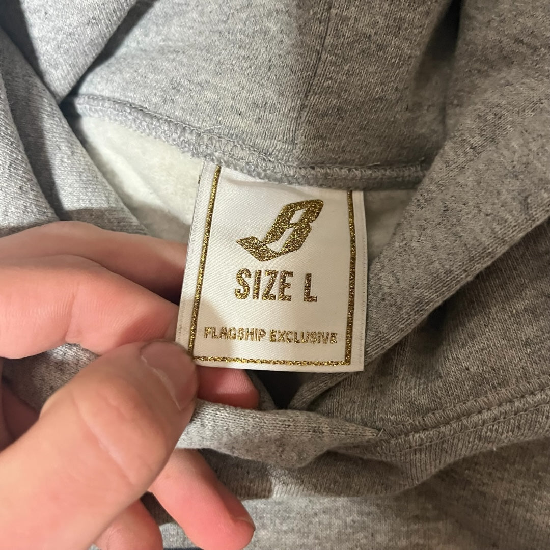 Billionaire Boys Club Classic Logo Hoodie Sweatshirt - Heather Grey (Large) #2